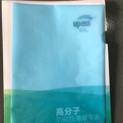 Aplikasi Pita Perekat Diri Warna Biru Film Rilis PE 40 Mikron 0,04mm