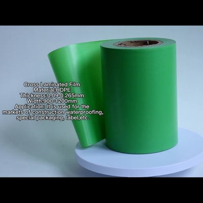 110-140C Film Laminasi silang tahan panas Max.F≥250 N/50mm 200% Perpanjangan awet