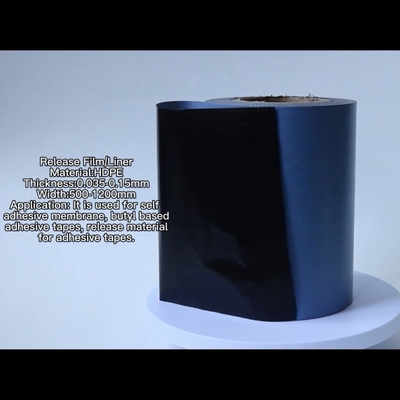 Tear Silicone Coated Release Liner Thermal PE Release Film Untuk Membran Dan Kaset