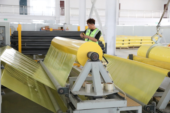 PE Cotton Wrapping Film Panjang Adhesi Mantap Dapat Disesuaikan