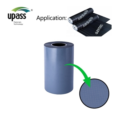 HDPE Film Waterproof Membran Bernafas Untuk Atap Dinding Rumah Bungkus Layanan Pengolahan Pemotongan Khusus Kekuatan Tinggi Dan Kinerja Elongasi Tinggi