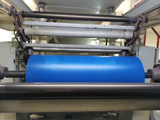 Film PE Dilapisi Silikon Bersertifikat ISO9001 yang Dapat Dilepas untuk Membran Tahan Air Aspal dengan Pemotongan Kustom