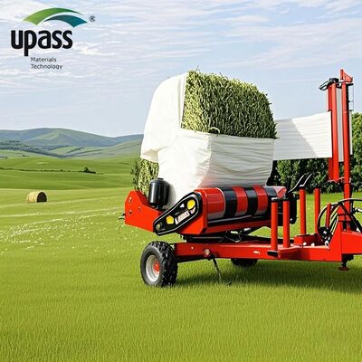 6 Mil LLDPE Film Silage Pertanian untuk Tutup Bunker Penggunaan Rumah Kaca Kelembaban / Waterproof 5 Lapisan Blow Molding Custom Cutting