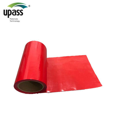 DS Red HDPE Silicone Coated Release Liner Untuk Pita Busa