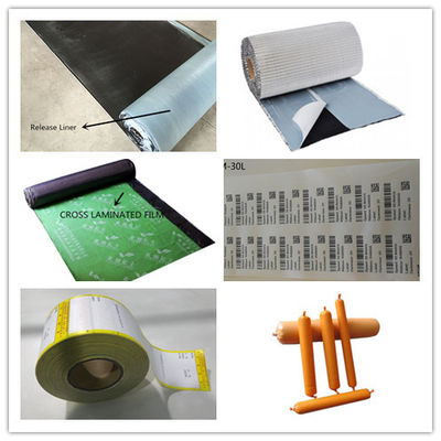 Warna Putih Tahan Uv HDPE Cross Laminating Film Printable
