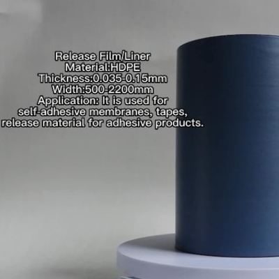 Bitumen Waterproofing Silicone Coated Release Liner Film Polietilen Timbul