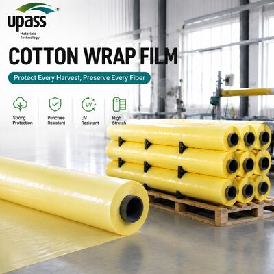 Film Pembungkus Katun HDPE – Tahan UV Untuk Penyimpanan Luar Ruangan (6–18 Bulan Di Australia & Brasil)
