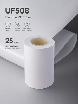 UF508 Film PET Fluorin Anti-penuaan Film tahan cuaca untuk Membran Waterproof